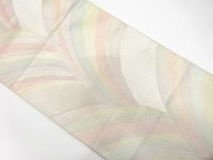 アンティーク　変わり流水模様織り出し袋帯（材料）